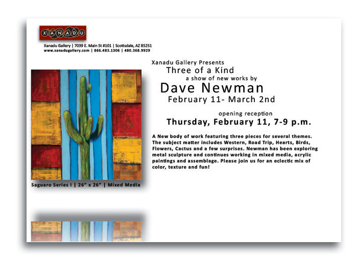 Dave Newman Artist at Xanadu Gallery
